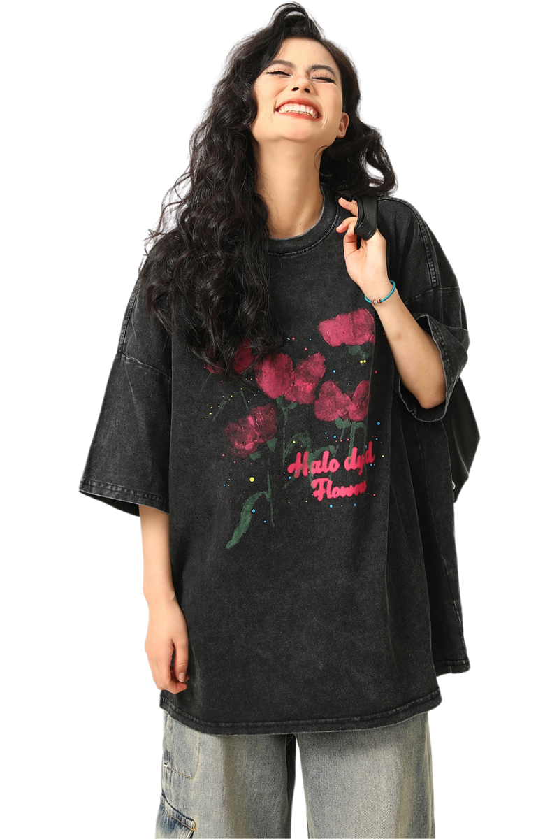 halo flower tee
