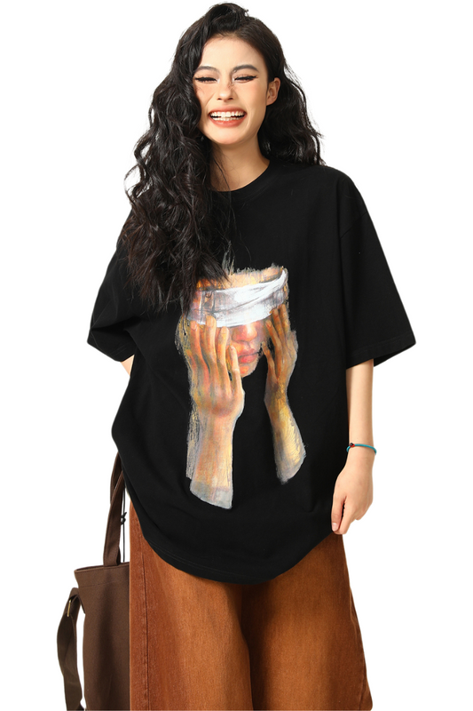 hands-off painted tee