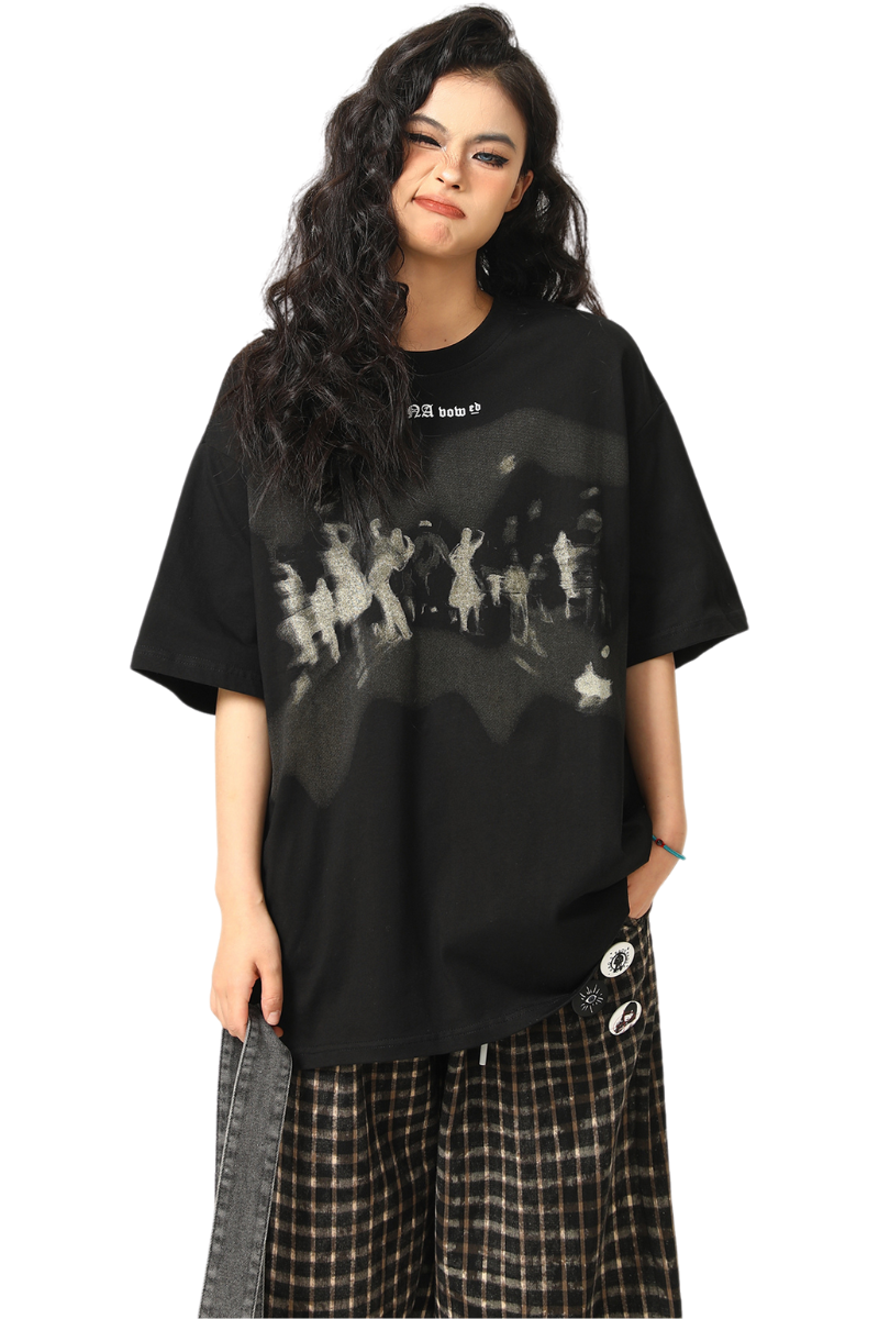lazy alien tee