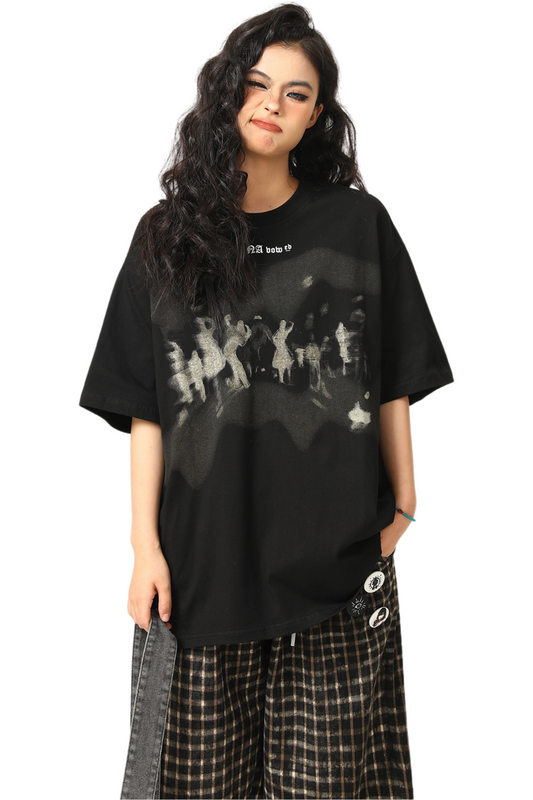 lazy alien tee