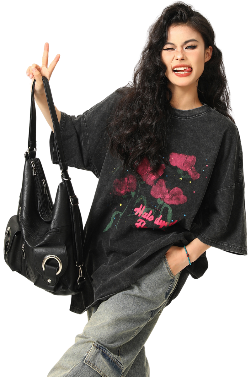 halo flower tee