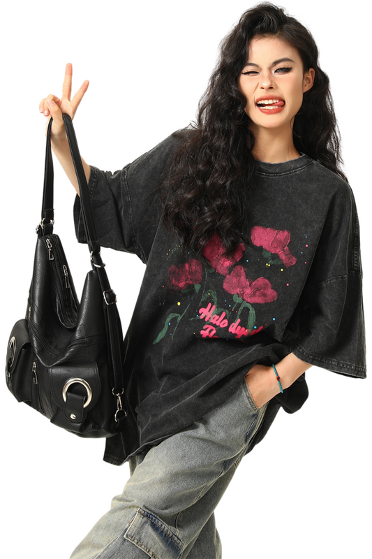 halo flower tee