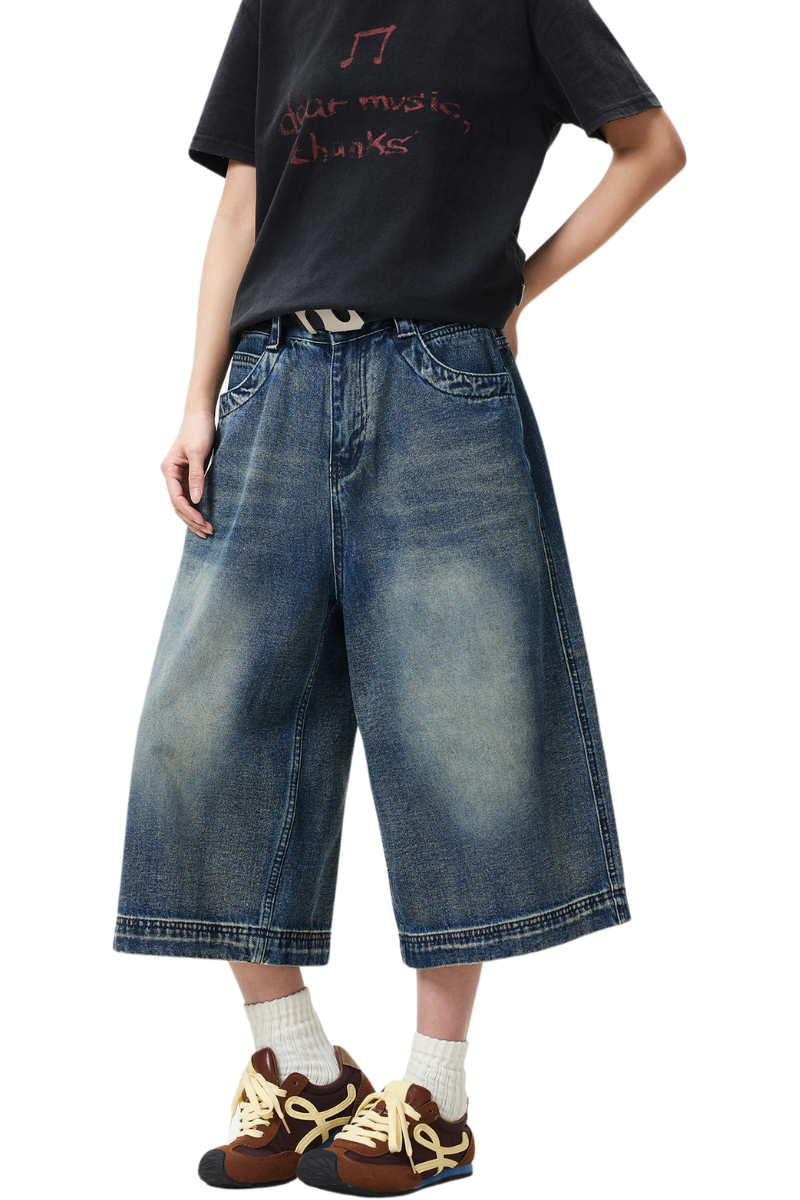 dark fade wide jeans