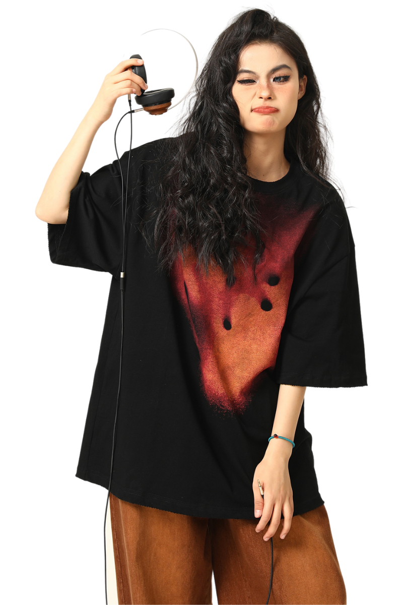 burnout blur tee