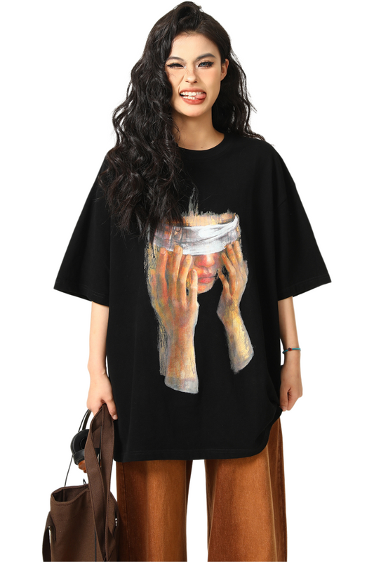 hands-off painted tee