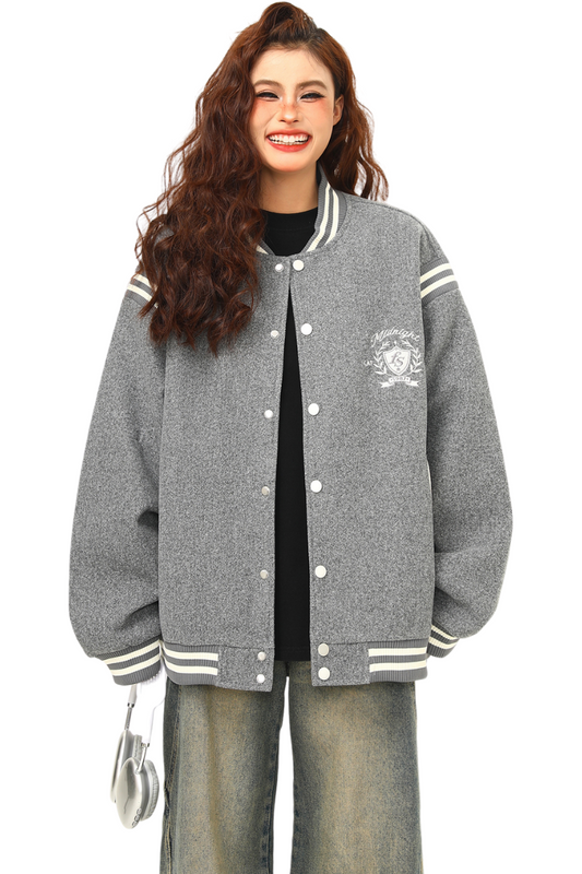 varsity fleece jacket