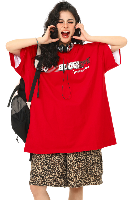 red static logo tee