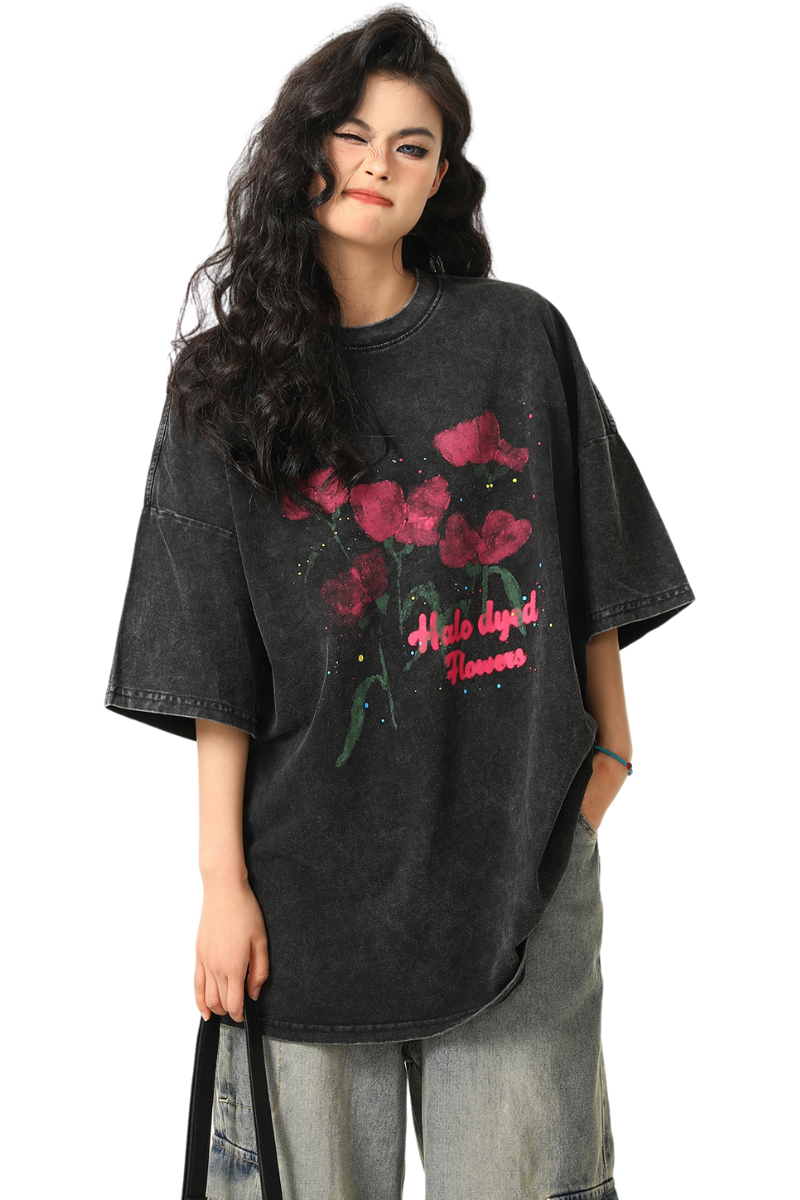 halo flower tee