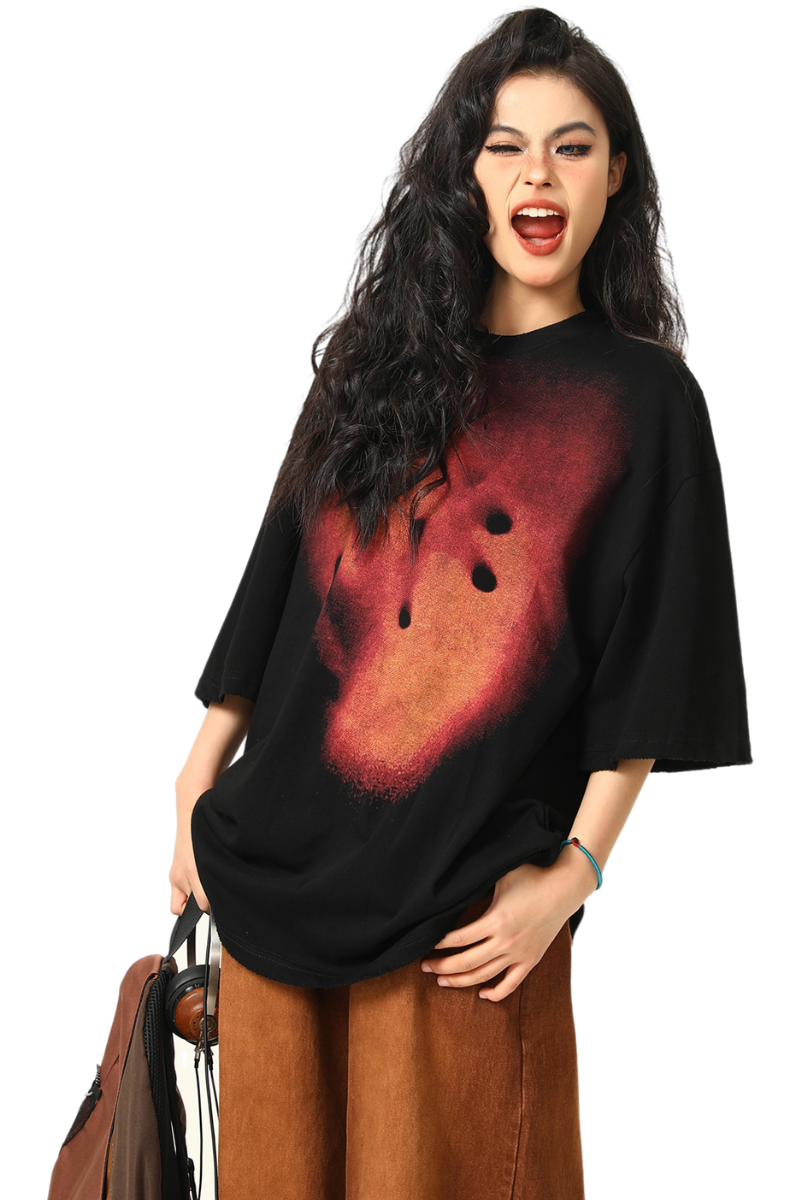 burnout blur tee