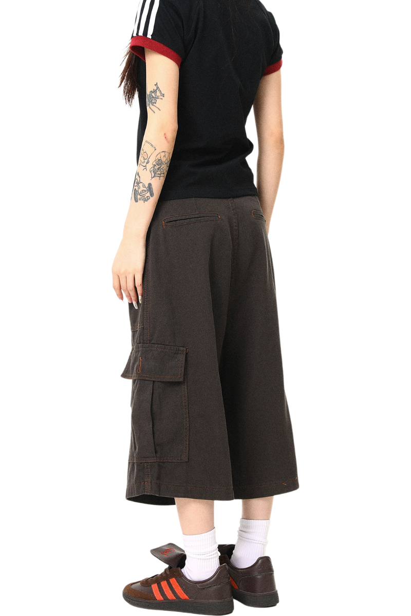 vintage khaki cargo shorts