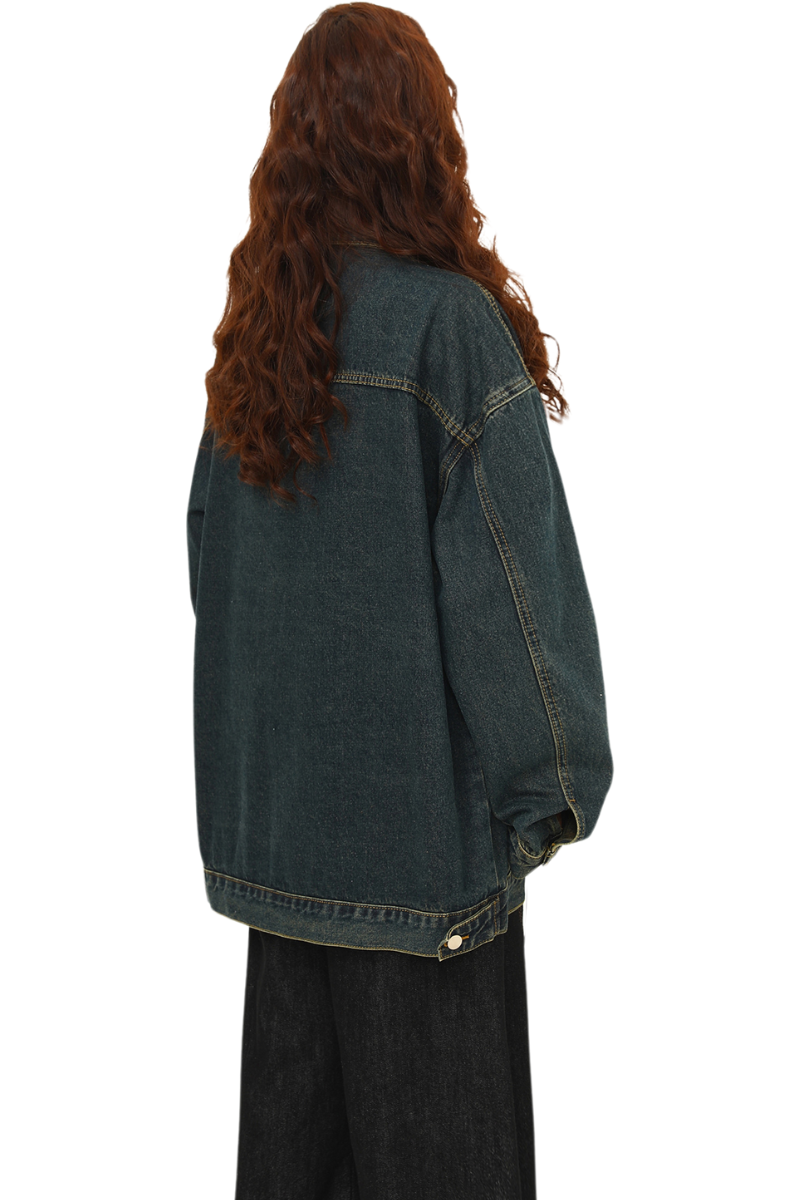 faded navy street jacket