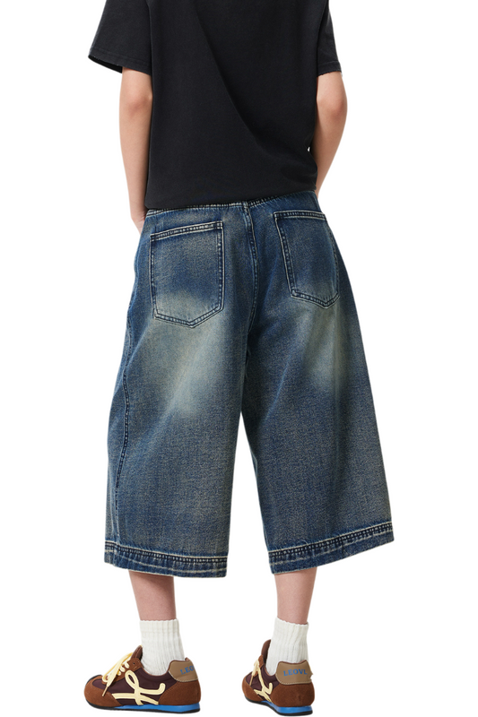 dark fade wide jeans