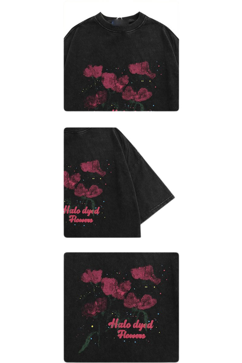 halo flower tee