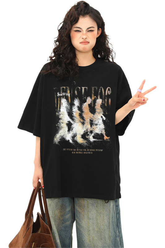 portrait cloud tee