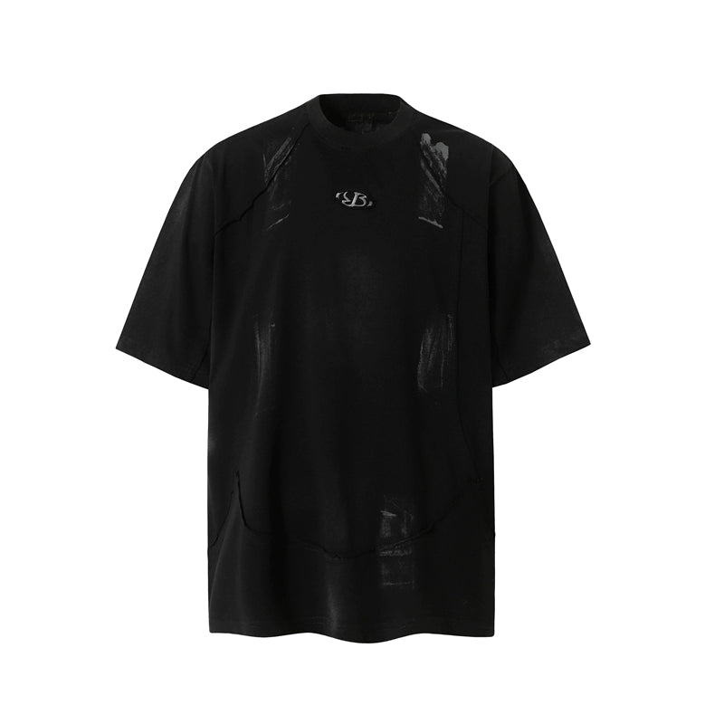 spray logo tee
